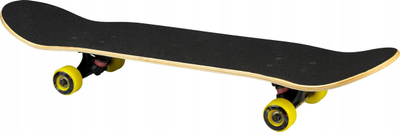 Skateboard Nijdam Classic prej druri Neon Chevron, 7 shtresa, rrota PU, shumëngjyrësh