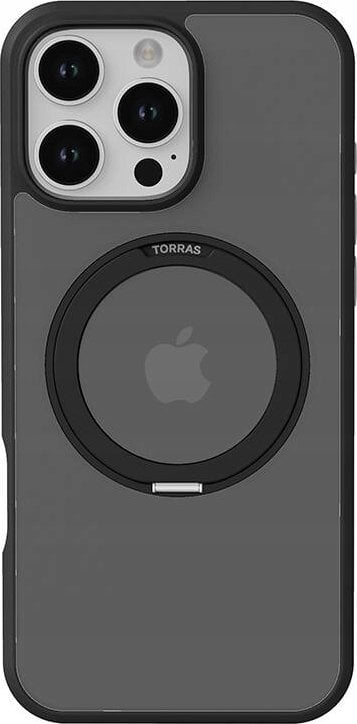 Mbrojtëse telefoni Torras Ostand Pro, për iPhone 16 Pro Max, e zezë