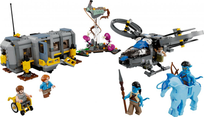 Set LEGO® Avatar 75573 Flying Mountains: Station 26 and RDA Samson, 887 pjesë