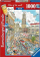 Puzzle Ravensburger Cities of the World Utrecht, 1000 copa, ilustrim qyteti, shumëngjyrësh
