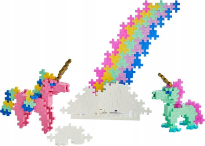 Set ndërtimi Plus Plus Learn to Build Unicorns, 275 elemente, për fëmijë