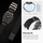 Rrip ore Spigen DuraPro Flex për Samsung Galaxy Watch Ultra, i zi