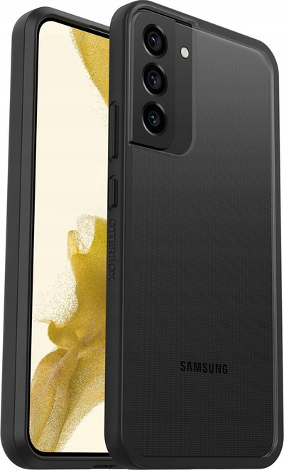 Mbulesë telefoni OtterBox React Series, shumë e hollë, për Samsung Galaxy S22 Plus, e zezë transparente