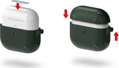 Mbrojtëse Ringke Onyx për Apple AirPods 3, e gjelbër