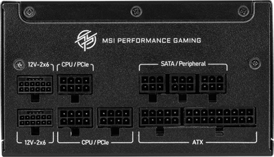 Furnizues energjie MSI MPG A1000GS, 1000W, ATX 3.1 PCIe 5.1, i zi