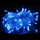 Drita dekorative për bredh pa model, 100 LED, blu