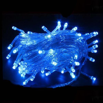 Drita dekorative për bredh pa model, 100 LED, blu