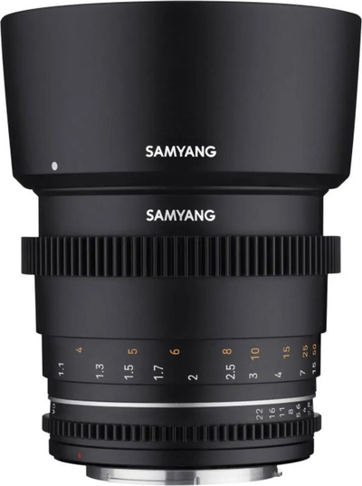 Објектив Samyang VDSLR MK2 85mm f/1.5, за Canon EF, црн