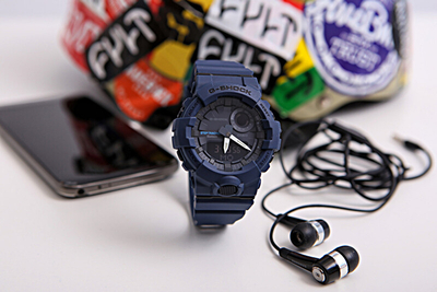 Orë për meshkuj Casio, e kaltër