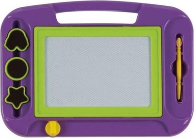 Dërrasë vizatimi magnetike Eddy Toys, me stilolaps dhe vula, lejla