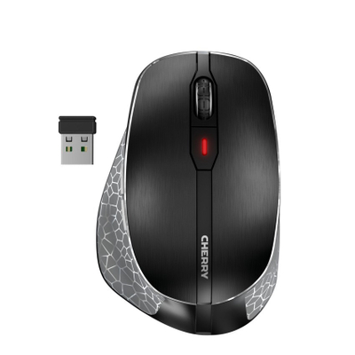Maus CHERRY MW 8C ERGO, wireless, 3000 DPI, i zi/i hirtë