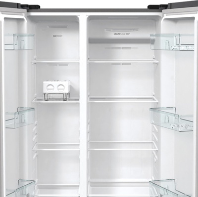 Frigorifer Gorenje NRR9185EAXL, side by side, 550L, inox argjendi