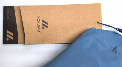 Dyshek kampingu Ultralight Nylon Sleeping Pad, fryrës, kompakt, blu