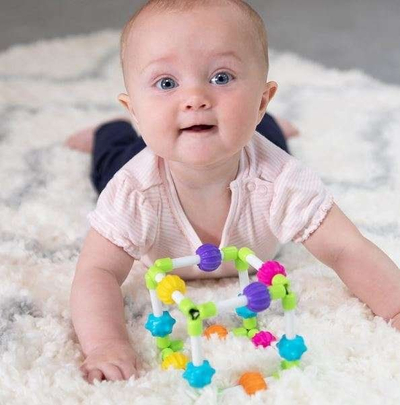 Lodër zhvillimore Fat Brain Quubi Baby, multisensorike, shumëngjyrëshe