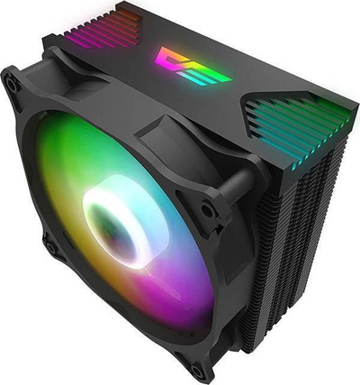 Ftohës CPU Darkflash Darkair Pro ARGB, 120mm, 4 heat pipe, i zi