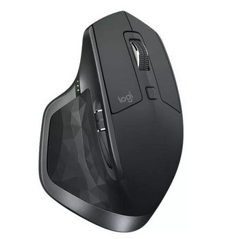 Maus Logitech MX Master 2S, pa tela, Bluetooth, gri grafit
