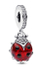 Rruazë për byzylyk Pandora Ladybug Moments 792571C01, e kuqe