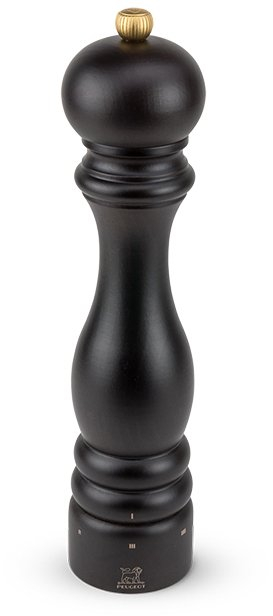 Mulli për kripë Peugeot Paris U'Select Zirlion, 11", dru ahu, ngjyrë çokollatë