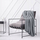 Plaid Today Essential Acier XL, microplush poliester 150x200 cm, gri