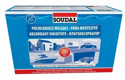 Thithës lagështie Soudal Moisture Absorber Efficient Dryer, 1000g, për ambiente të brendshme
