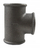 Treshe me fileto AGAflex Threaded Tee 1, 25 mm, gize, e zezë