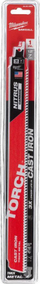 Teh sharre reciproke Milwaukee SAWZALL The TORCH, 12", 8 TPI, për hekur gize dhe hekur