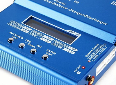 Полнач за батерии СкајРК ајМах Б6AC V2, 50W, универзален, сина