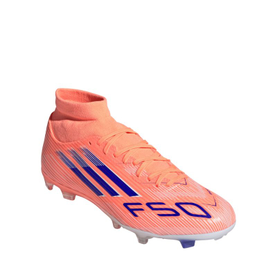 Këpucë futbolli adidas F50 League Mid JI0888, FG MG, Coral Blaze