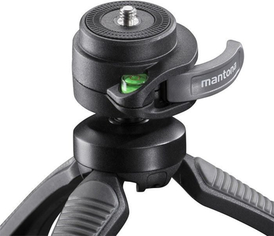 Tripod Mantona Kaleido Gaia 21406, stativ fotografik, i lehtë, i zi