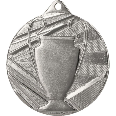 Medalje sporti Tryumf Silver General, 5 cm, çelik, ngjyrë argjendi