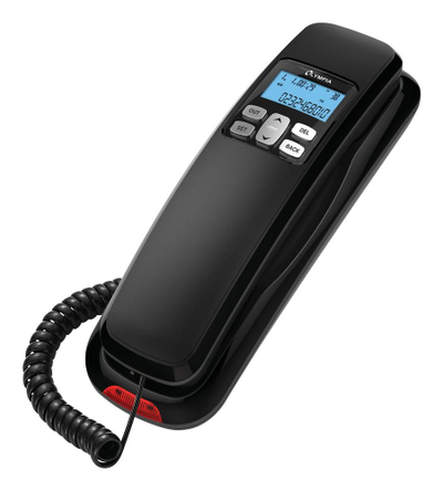 Аналоген телефон Olympia 4510, LCD екран, со големи копчиња, црн