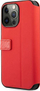 Këllëf libri Ferrari On Track për iPhone 13 6.1", me kapak, i kuq
