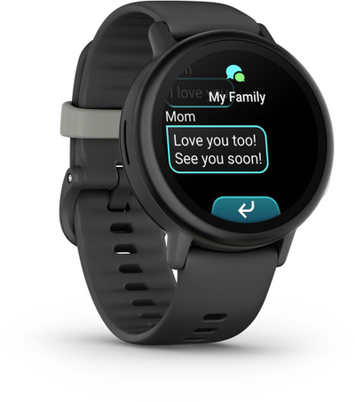 Ora smartwatch Garmin Bounce 2 për kalamaj, me ekran AMOLED, i papërshkueshëm nga uji, me ngjyra