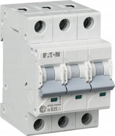 Ndërprës i vogël Eaton HN-B25/3, 25A, 3P, 6kA