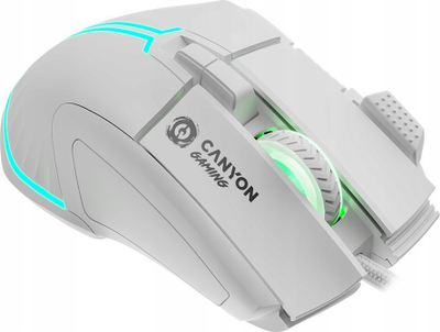 Maus gaming Canyon Fortnax GM-636, 20000 DPI, USB, me drita RGB, i zi