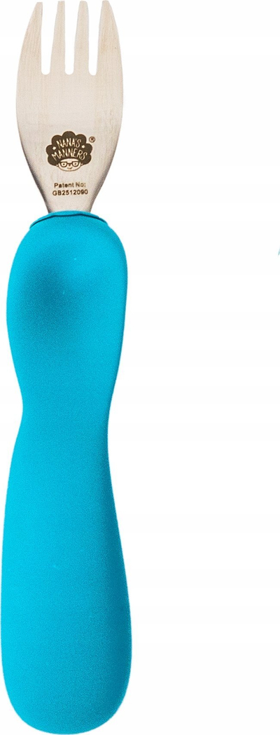 Set piruni e thike për kalamaj Nana's Manners Stage 3, ergonomik, 3–9 vjeç, blu