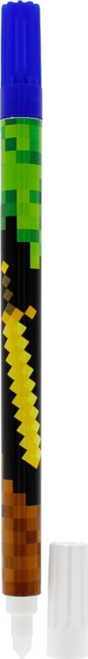 Gomë për stilolaps Starpak Pen Eraser Pixel, dyanshme, blu e bardhë