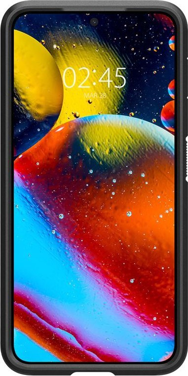 Kapak telefoni Spigen Tough Armor për Samsung Galaxy S24, me këmbë mbajtëse, kompatibël me karikim wireless, i zi