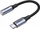 Adapter audio Ugreen AV161, USB C në 3.5mm, 10 cm, gri e errët