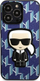 Mbulesë telefoni Karl Lagerfeld KLHCP13XPMNIKBL, për iPhone 13 Pro Max 6.7", hardcase, blu