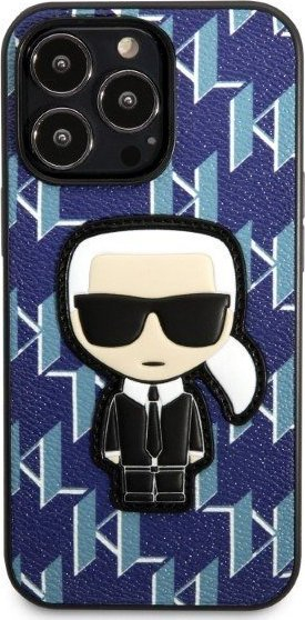 Mbulesë telefoni Karl Lagerfeld KLHCP13XPMNIKBL, për iPhone 13 Pro Max 6.7", hardcase, blu