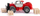 Maket die-cast Manitou MHT 10340 Telehandler, shkallë 1/50, metal, i kuq