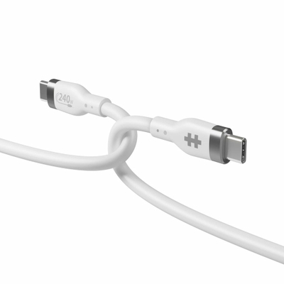 Kabllo USB-C HyperJuice, 2m, 240W, PD 3.1, e bardhë