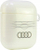 Mbulesë për AirPods Audi IML Geometric Pattern, mbrojtëse, e bardhë