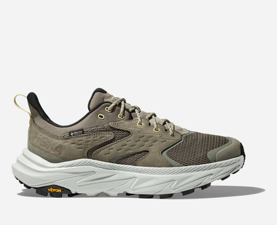 Këpucë hiking Hoka Anacapa 2 Low GTX, Vibram Megagrip, membrane GORE TEX, jeshile Olive Haze