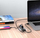 HUB USB ORICO USB 3.0, 7 porta, 5 Gbps, transparent