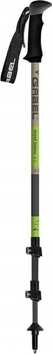 Shkopinj trekking Gabel Mont Blanc F.L. 4.0, alumini, rregullueshëm 66-142 cm, jeshil