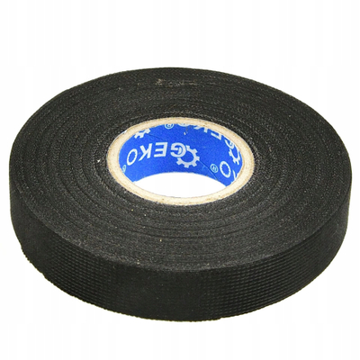 Shirit izolues tekstili GEKO G01387, 19mm, 15m, i zi