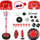 Set basketbolli për fëmijë Adjustable Basketball Hoop, lartësi deri 1.7 m, me tabelë dhe pompë, shumëngjyrësh
