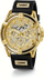 Orë dore për meshkuj Guess King GW0537G2, e zezë